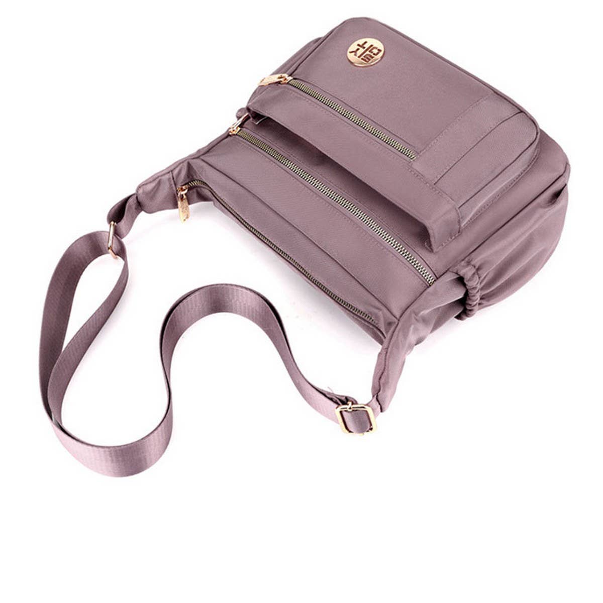 LARGE CAPACITY NYLON SHOULDER CROSSBODY BAG