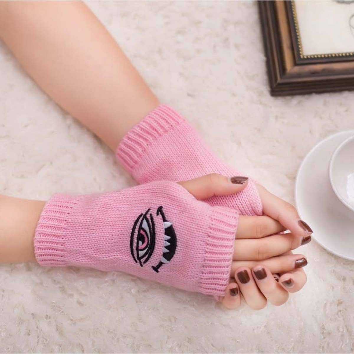 CWAG00533_HARAJUKU KNIT FINGERLESS GLOVES