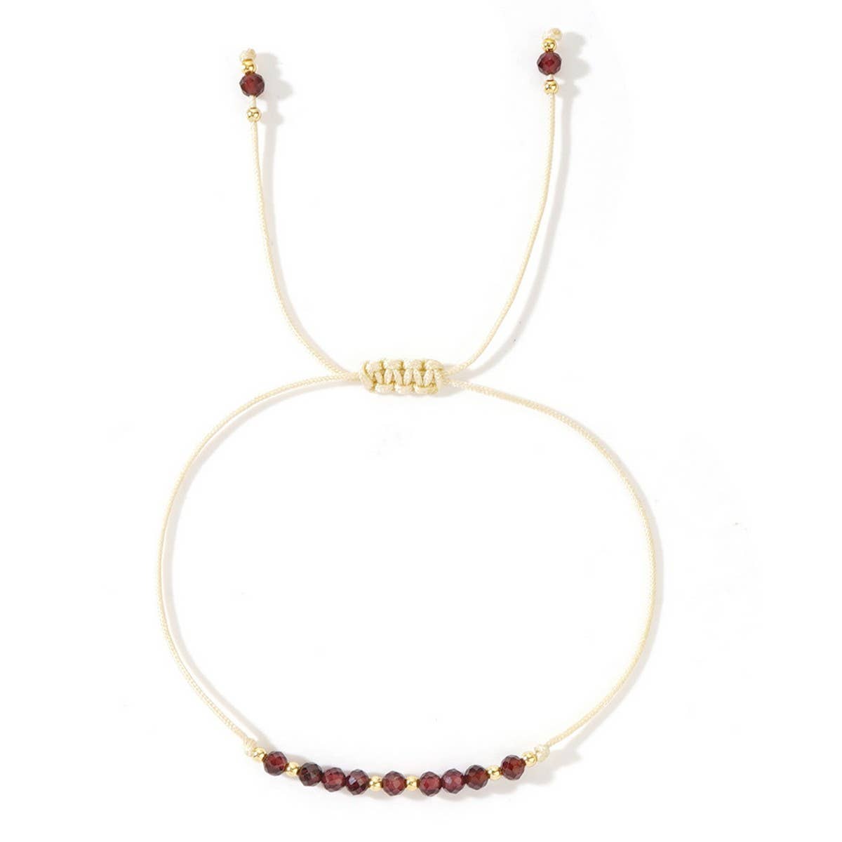 HANDMADE SEMI-PRECIOUS STONE BEADED BRACELET_CWAB4630