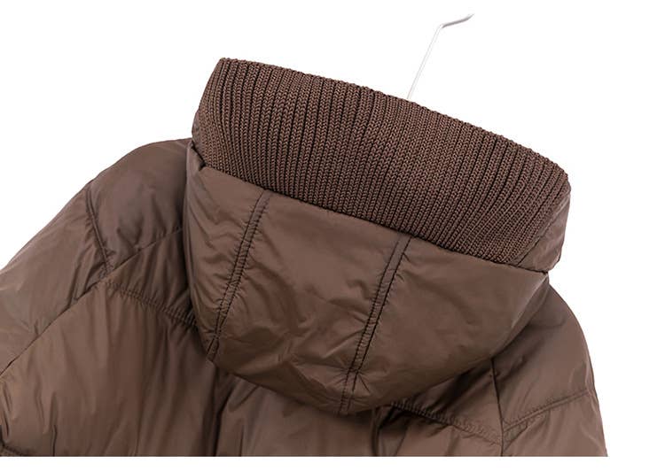 Stand-up collar thickened cotton-padded jacket
