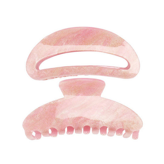 GLITTER ACRYLIC LARGE SHARK CLIP HAIR ACCESSORIES