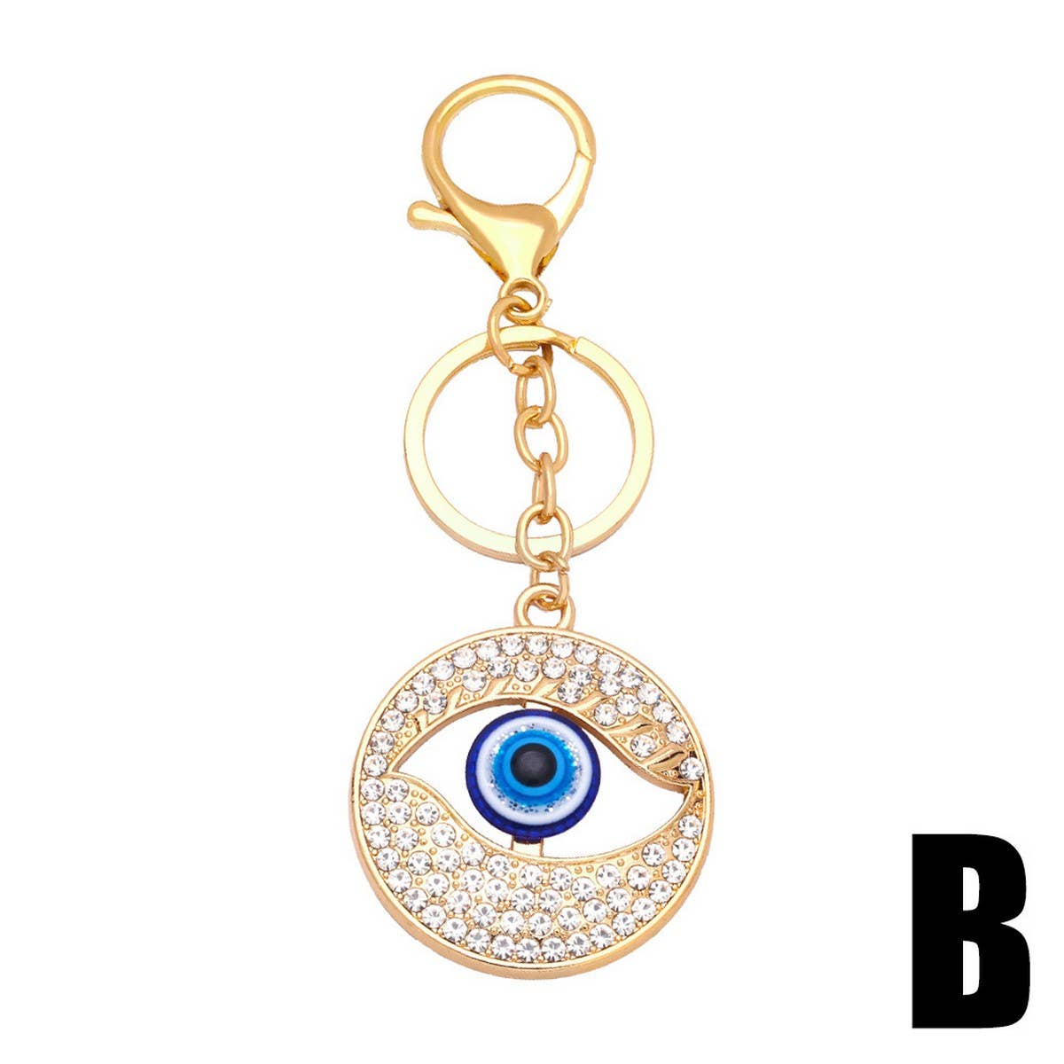 CREATIVE DEVIL'S EYE METAL KEYCHAIN