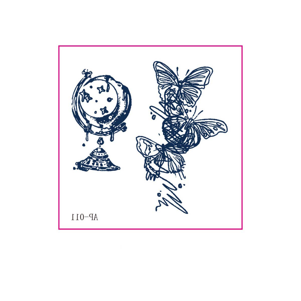 Street Style Juice Tattoo Stickers Waterproof_CWMM8353