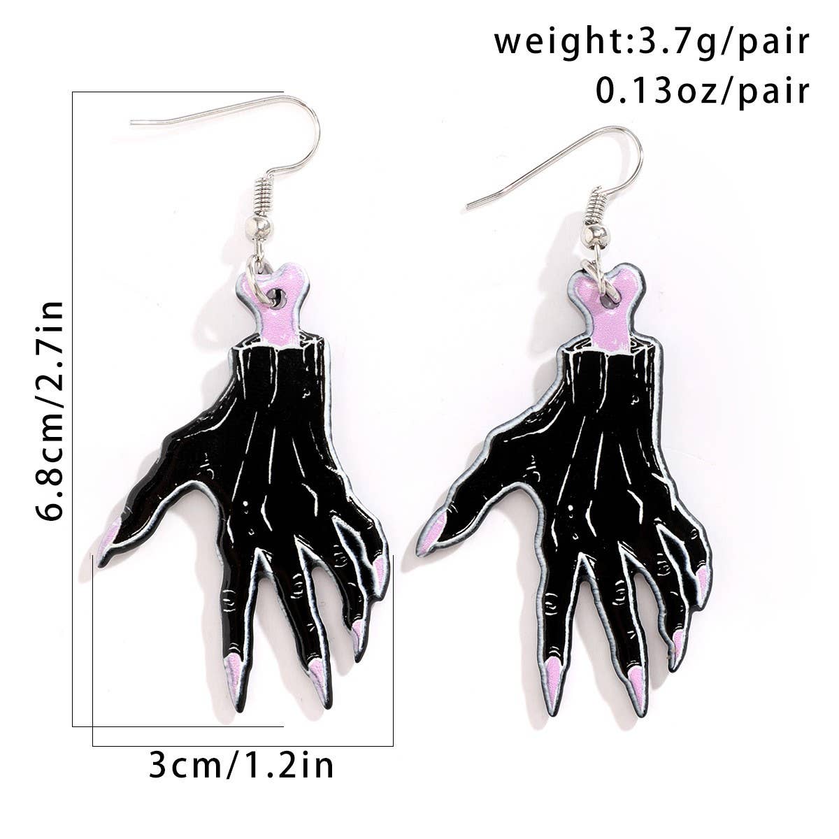 NEW DARK SWEET COOL WITCH GHOST EARRINGS