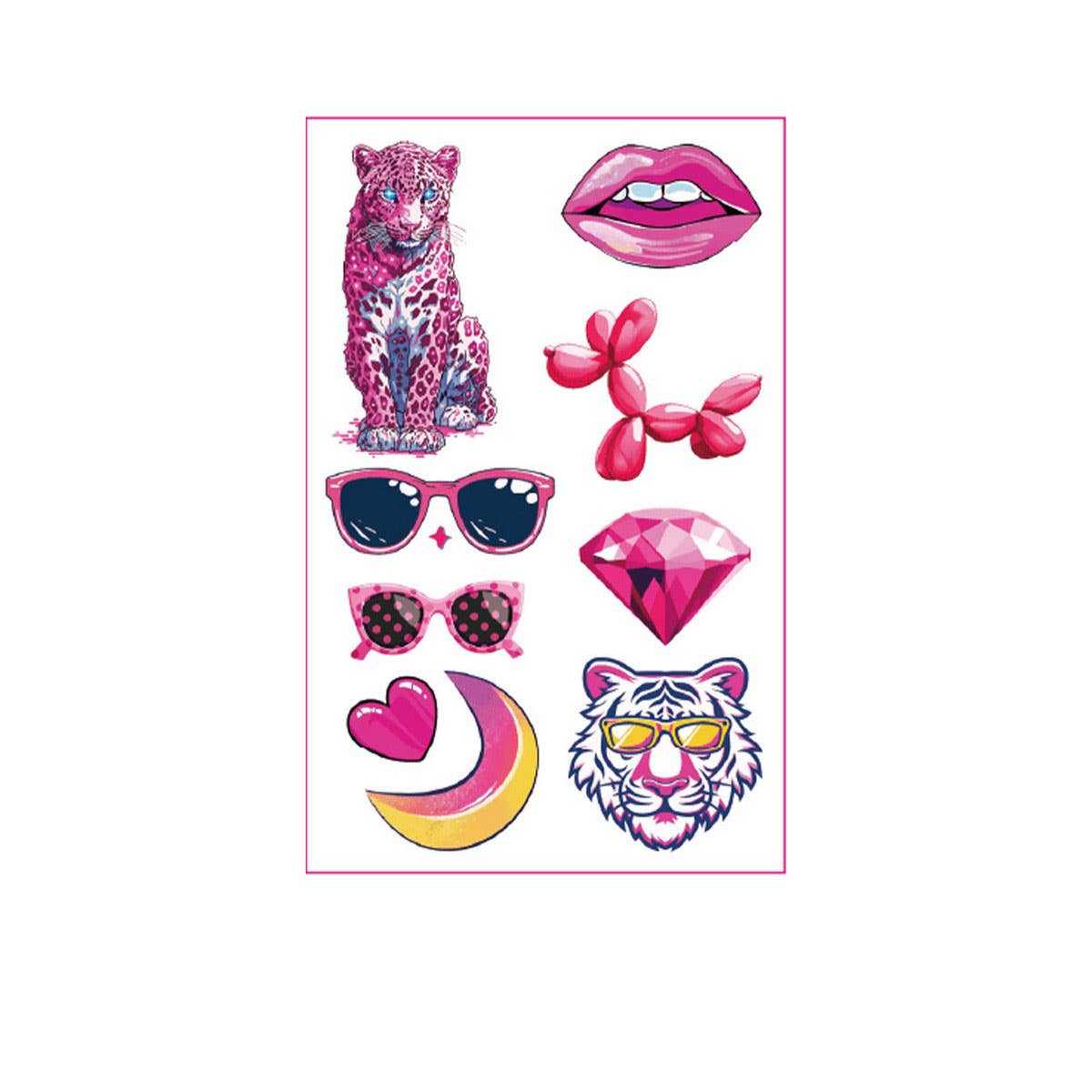 Pink Cowgirl Tattoos ??Cute Bachelorette Stickers_CWMM8385