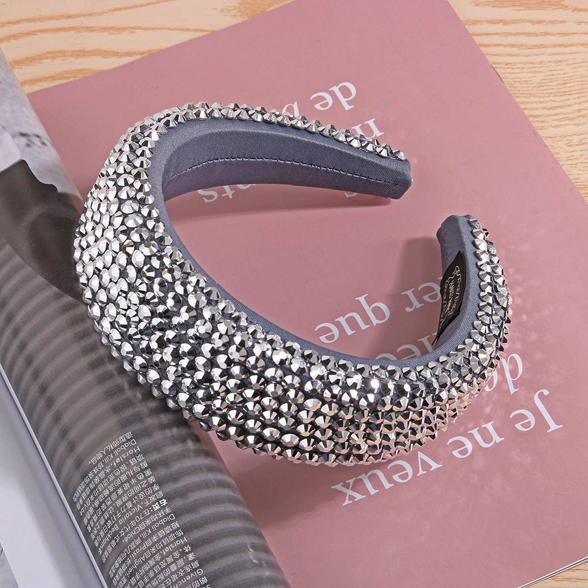 FULL RHINESTONE WIDE-BRIMMED FASHION HEADBAND_CWAHA0498