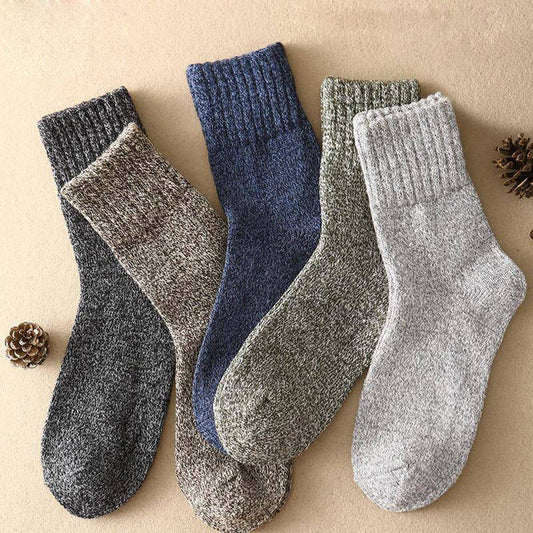 5 PAIRS OF CASUAL THICK COTTON SOCKS_CWMS0682