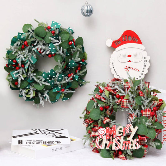 Nordic Eucalyptus Artificial Christmas Wreath_CWAJE5300
