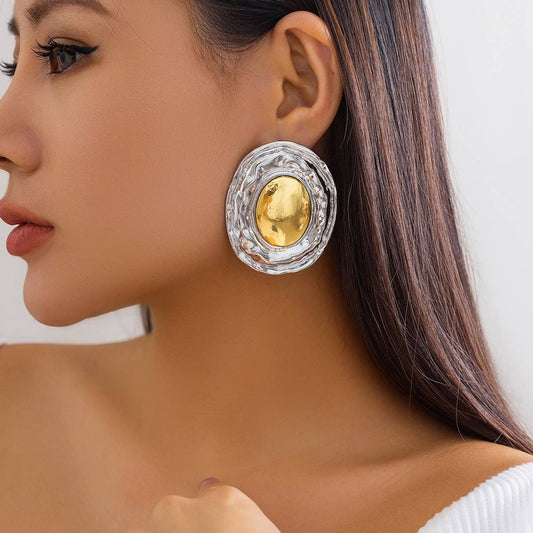 EXAGGERATED NICHE RETRO VERSATILE EARRINGS_CWAJE1923