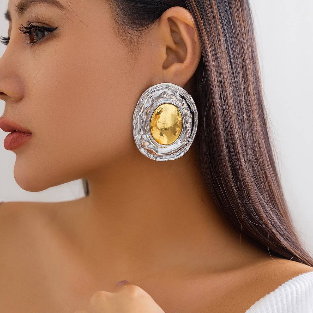 EXAGGERATED NICHE RETRO VERSATILE EARRINGS_CWAJE1923