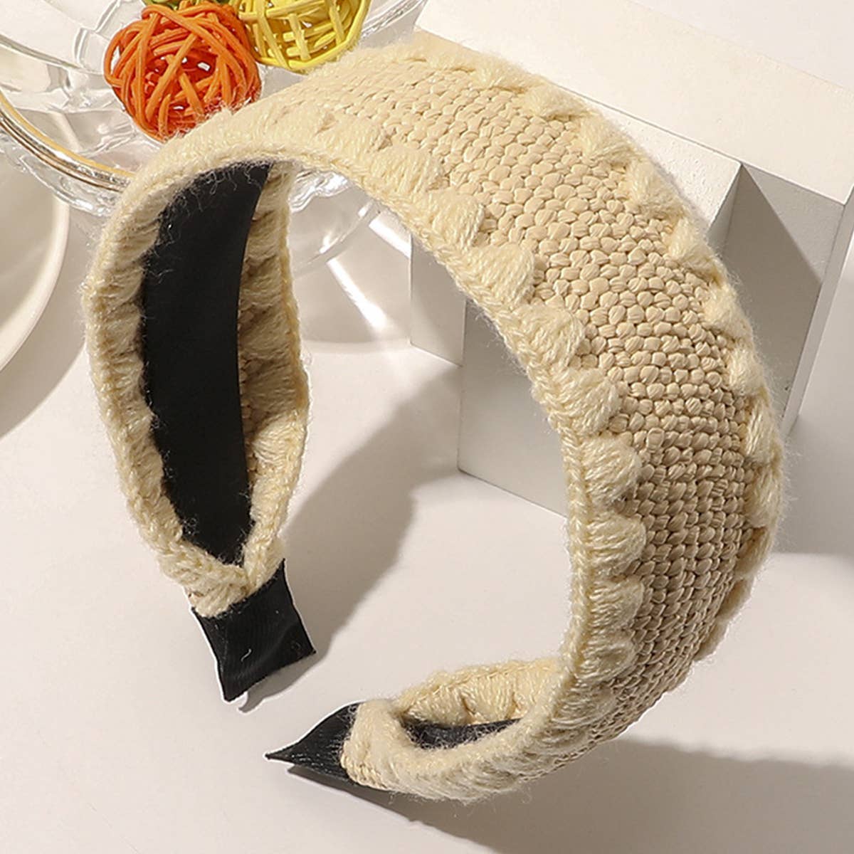 FASHION  WOVEN DECORATIVE HAIR HOOP_CWAHA0228