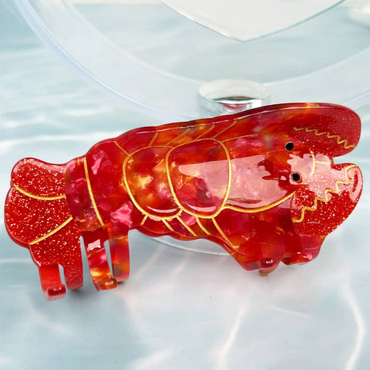 Marine grab cartoon octopus acetate hairpin