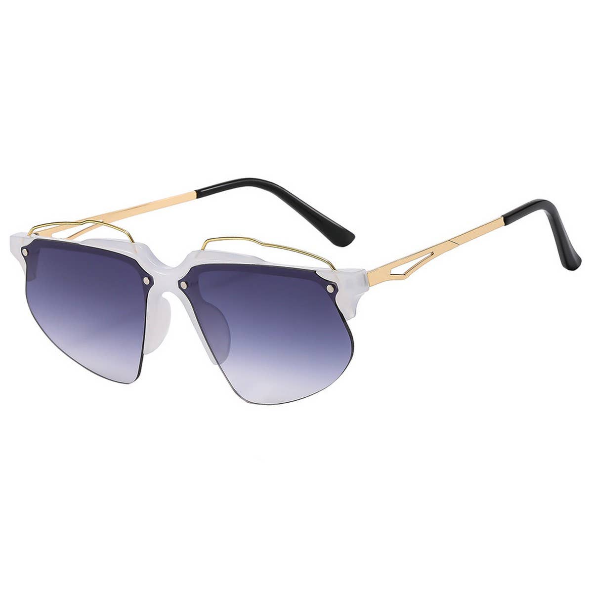 Metal Butterfly Wing Sunglasses for Women