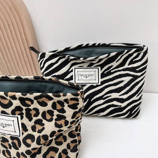 LEOPARD LARGE CAPACITY MAKEUP BAG STORAGE BAG_CWAB1227