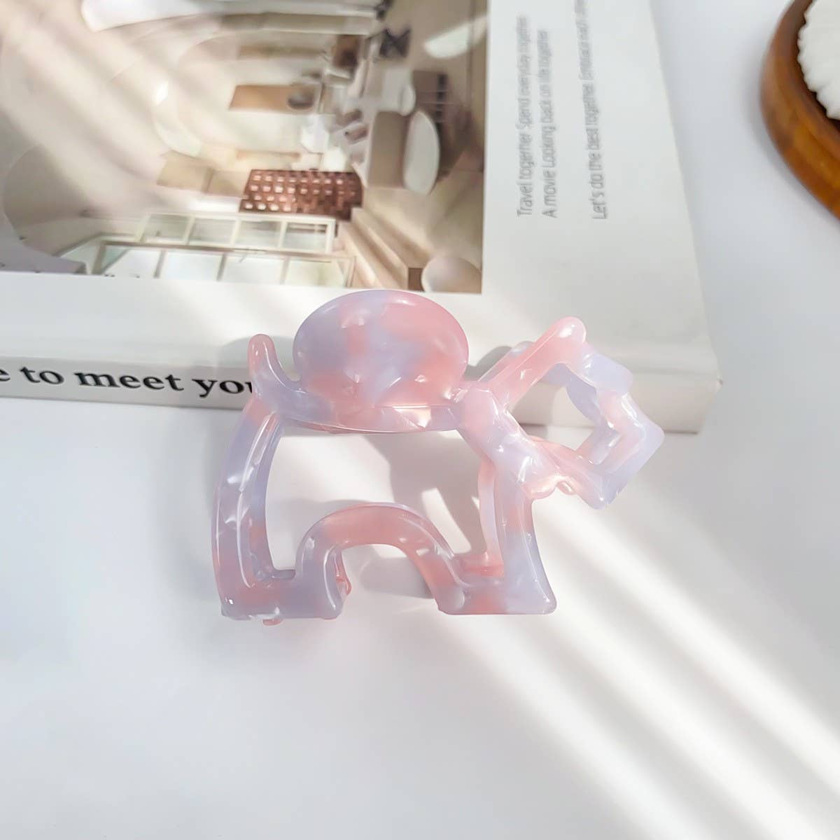 FUN AND CUTE DOG HOLLOW SIMPLE HAIRPIN_CWAHA1505