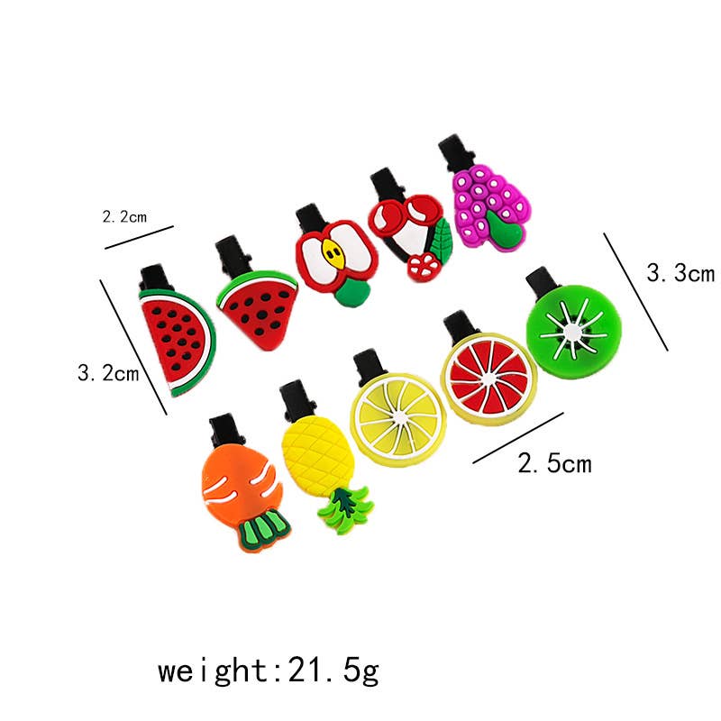 Sweet fruit hair accessories and hair clips