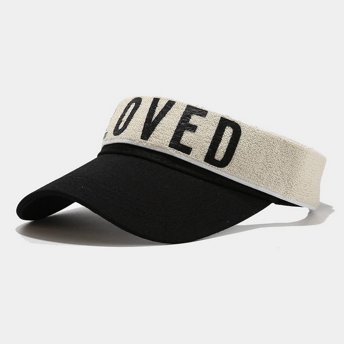 LOVED Printed Visor Cap -Summer Breathable Sun Hat_CWAH3312