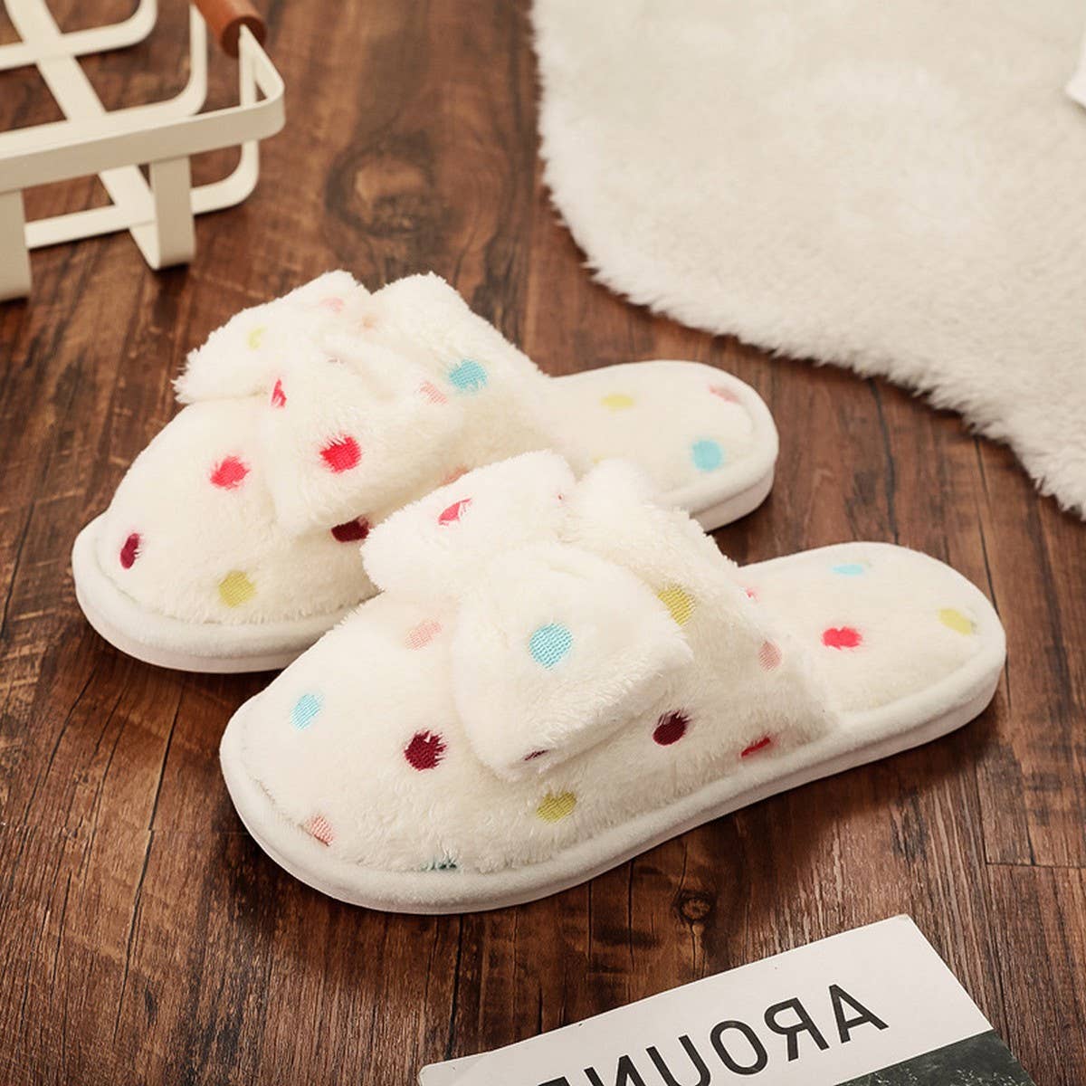 COLORFUL BUTTERFLY COTTON SLIPPERS_CWSHS0452
