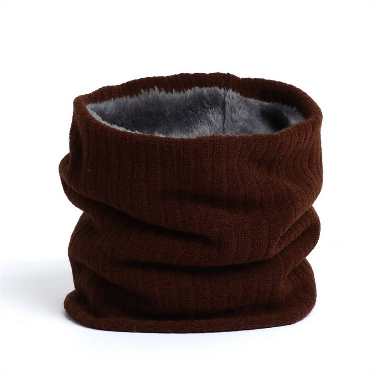 SOLID COLOR PLUS VELVET ELASTIC WARM NECK GAITER_CWASC1023