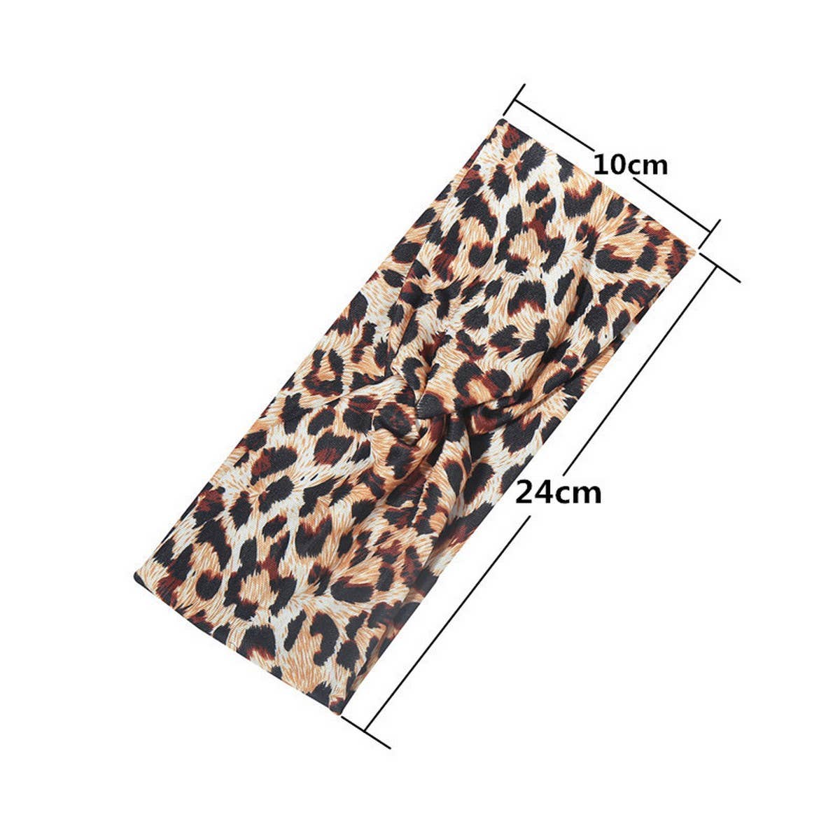 CWAHA6424_LEOPARD PRINT SPORTS YOGA HEADBAND FOR WOMEN