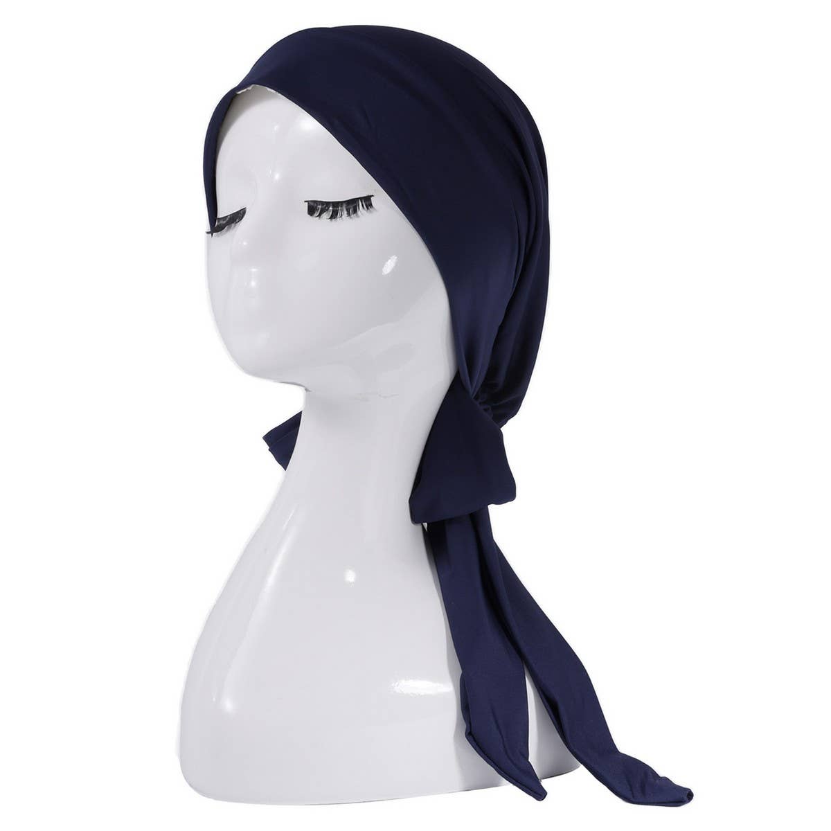 ETHNIC STYLE ELASTIC RIBBON PULLOVER HEADSCARF
