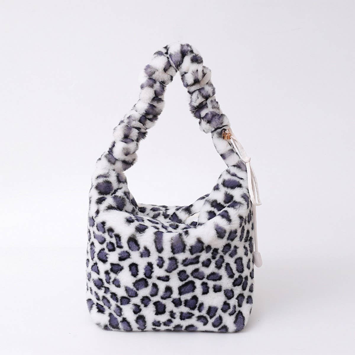 Plush Leopard Handbag Large Crossbody Bag_CUAB00600