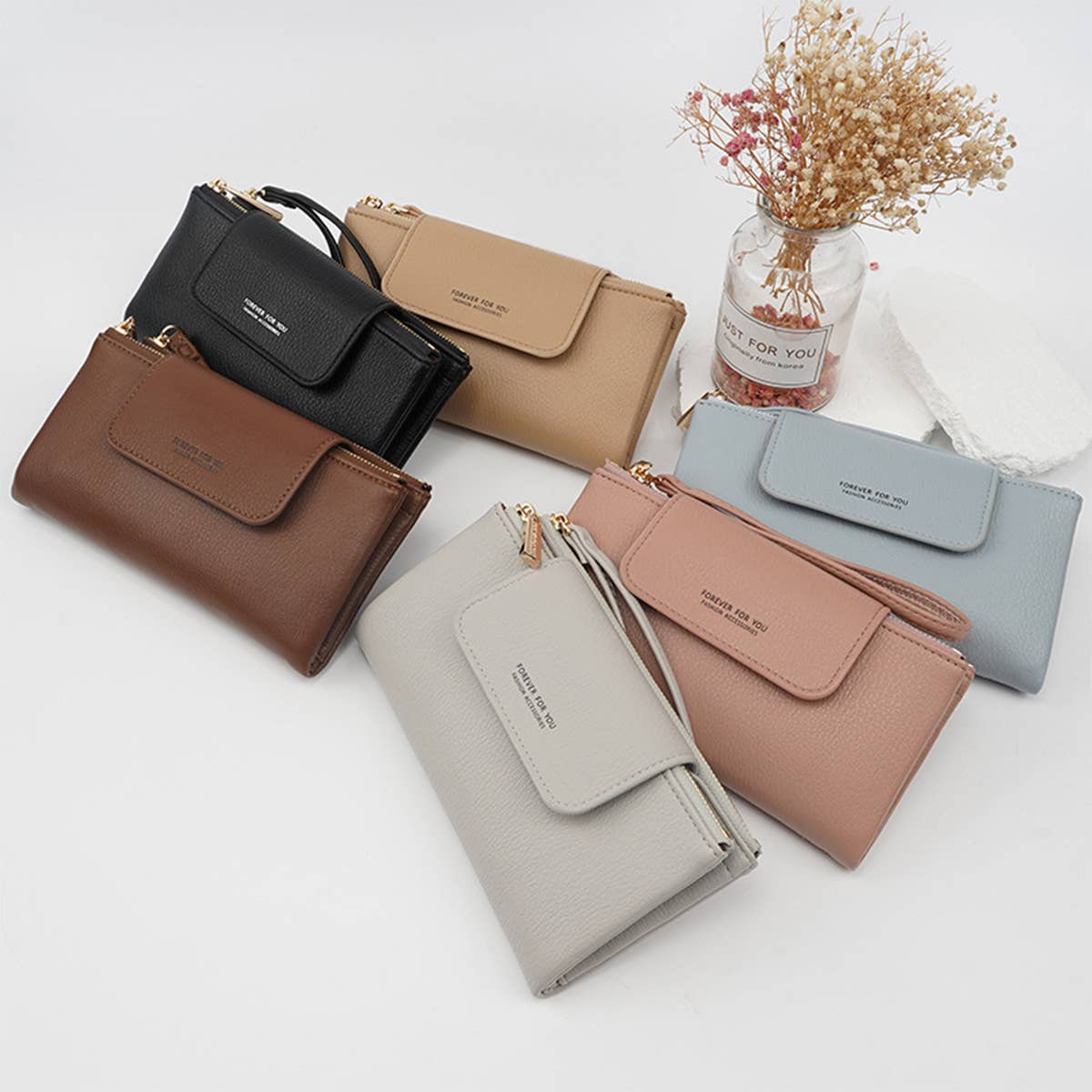 WOMEN LARGE-CAPACITY BUCKLE WALLET_CWAB1253