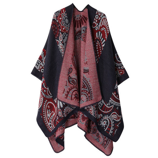 WARM SHAWL CAPE FASHION SCARF CAPE