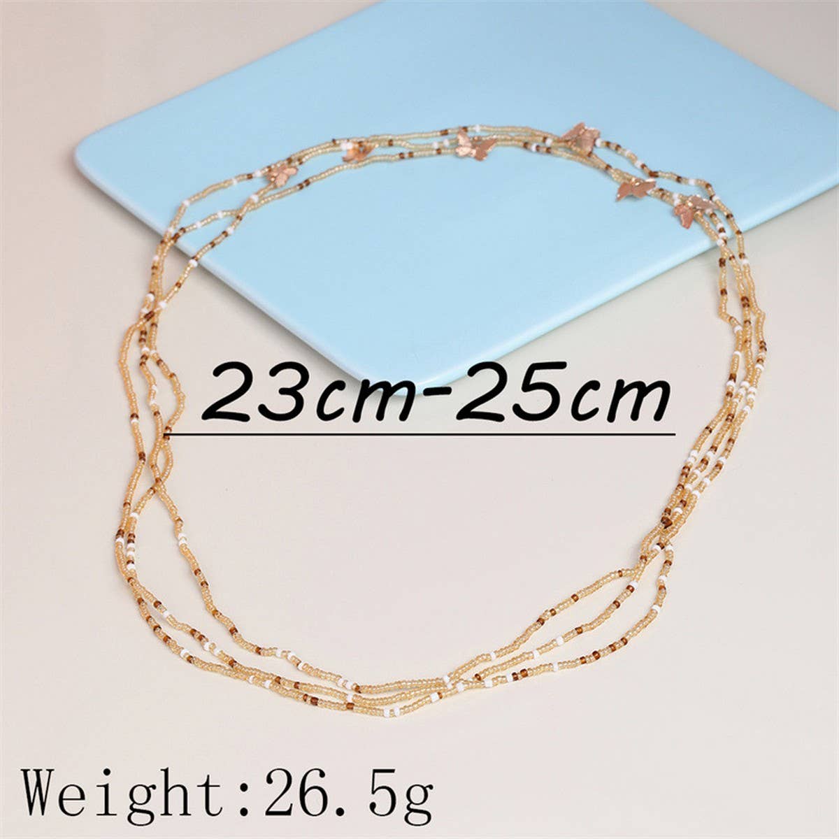 Boho Beaded Butterfly Anklet ??Handmade Style_CWMM6346