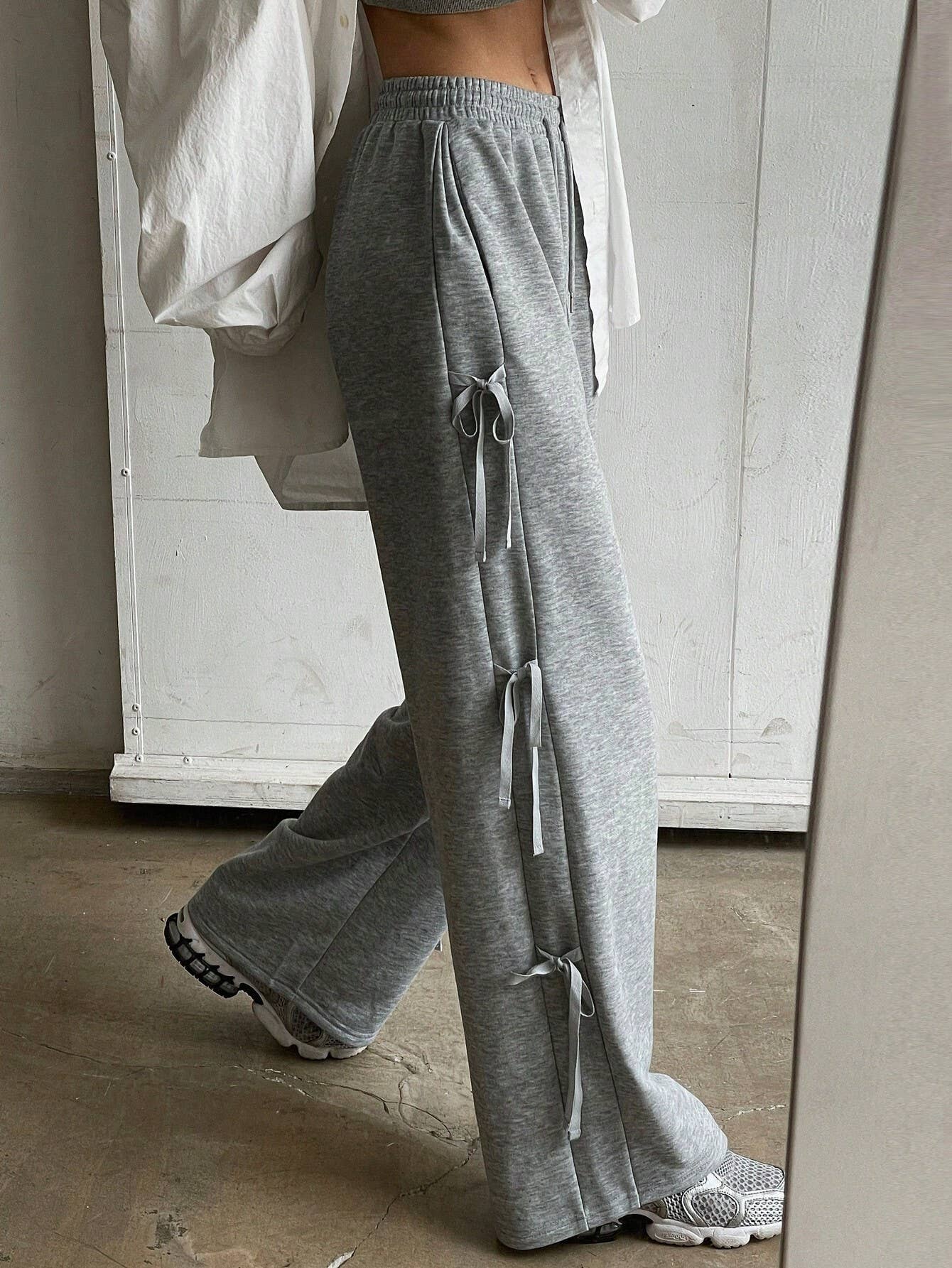 LOOSE FASHION HIGH-WAISTED LONG SKATEBOARD PANTS