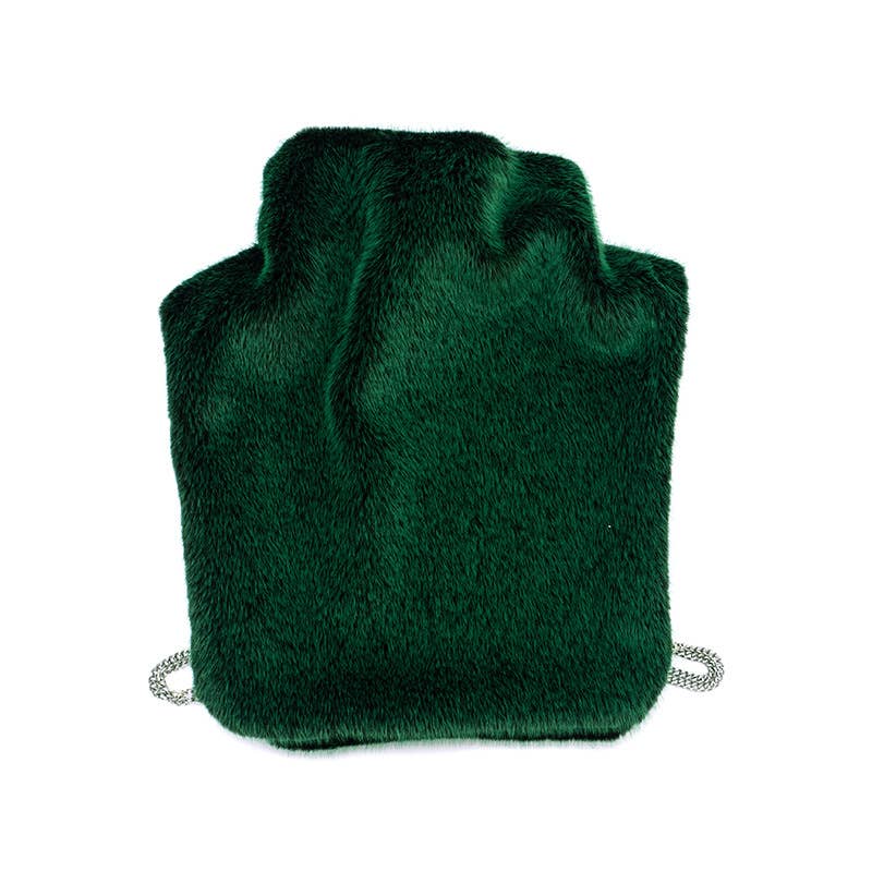 Fashion standing collar fur waistcoat