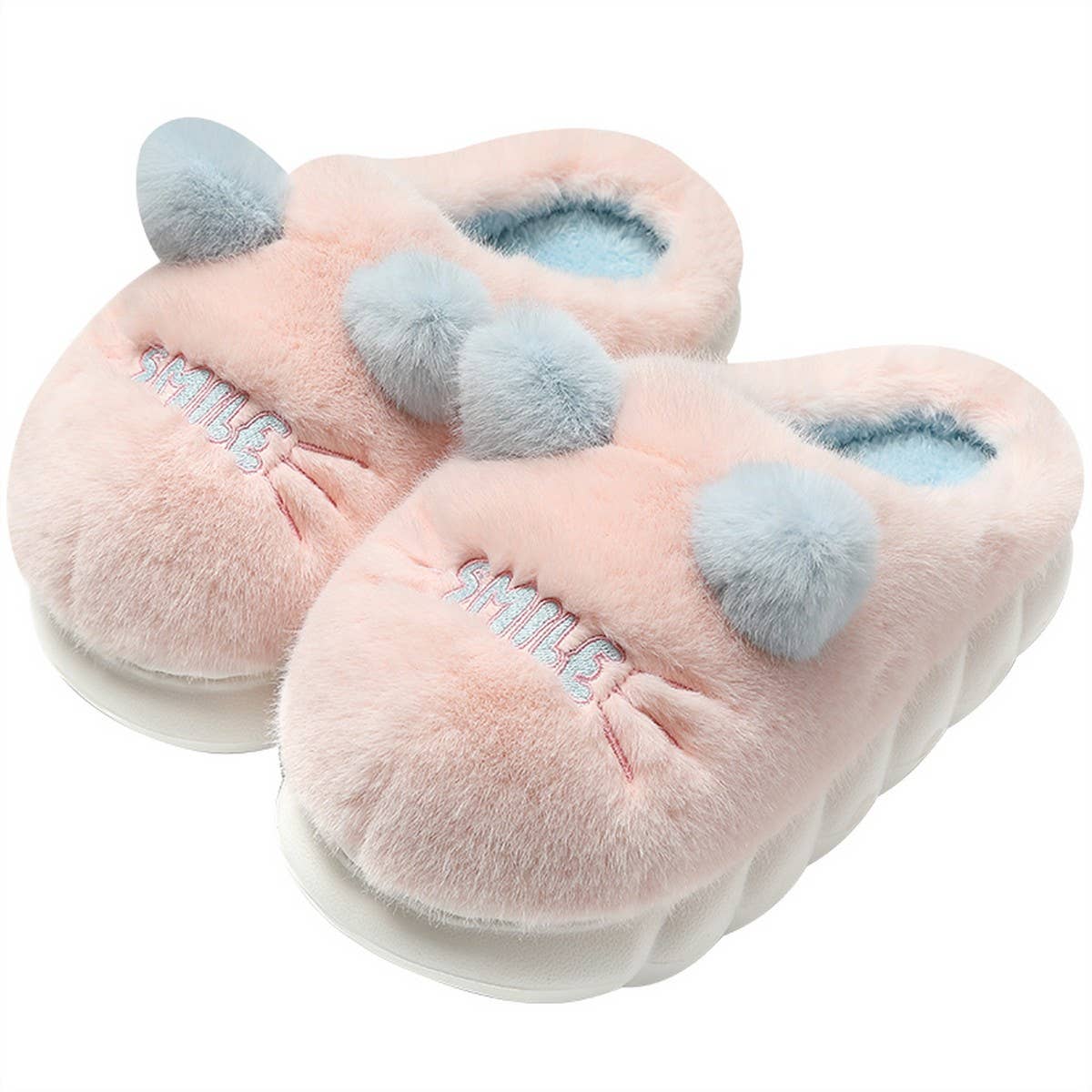 CUTE CAT ANIMAL WARM HOUSE SLIPPERS FUZZY SLIPPER