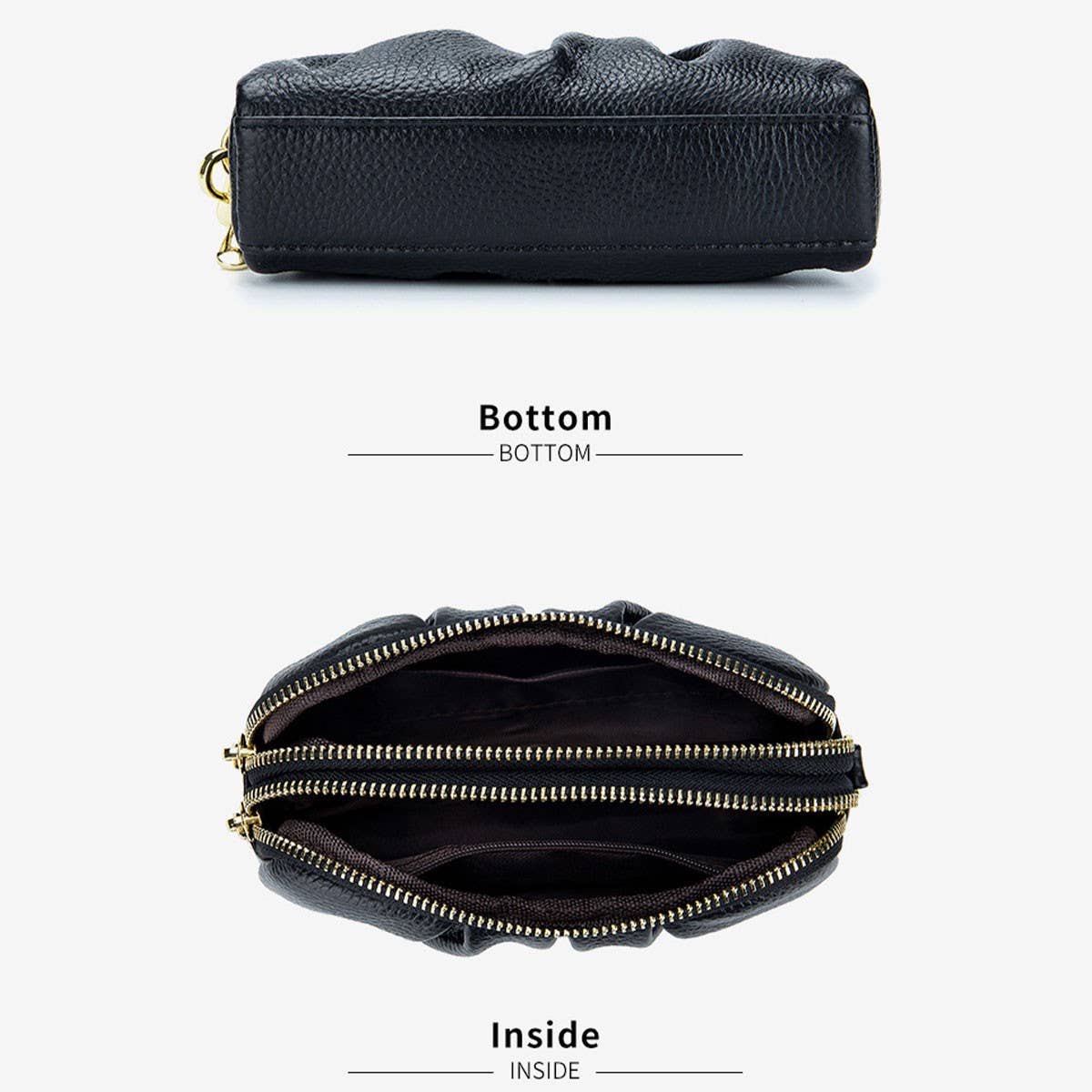 DOUBLE LAYER LARGE CAPACITY TOPLAYER COWHIDE WALLET_CWAB3737