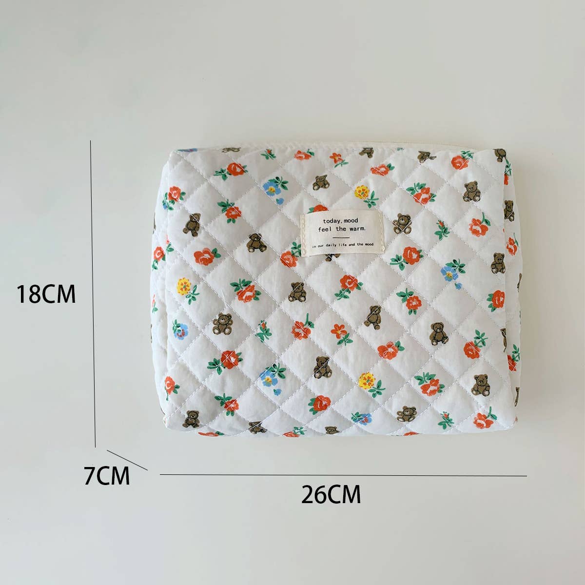 HANDHELD COSMETIC BAG WITH FLORAL PATTERN_CWAB1033