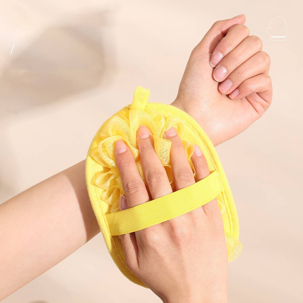 BATH POUF 2 IN 1 SOFT AND NON-FRAGILE BATH BALL_CWMM3329