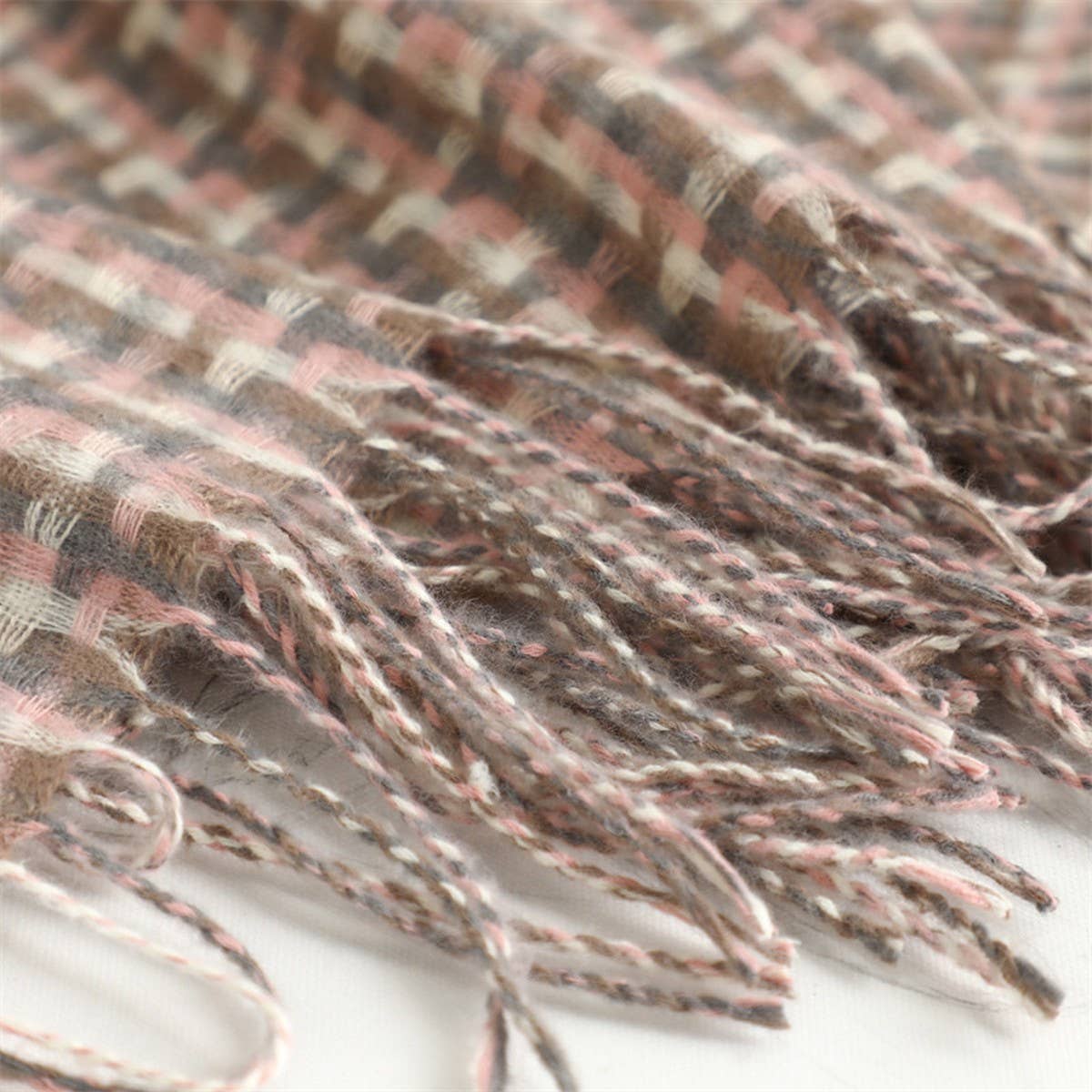 NEW RETRO BRITISH PLAID WARM SCARF