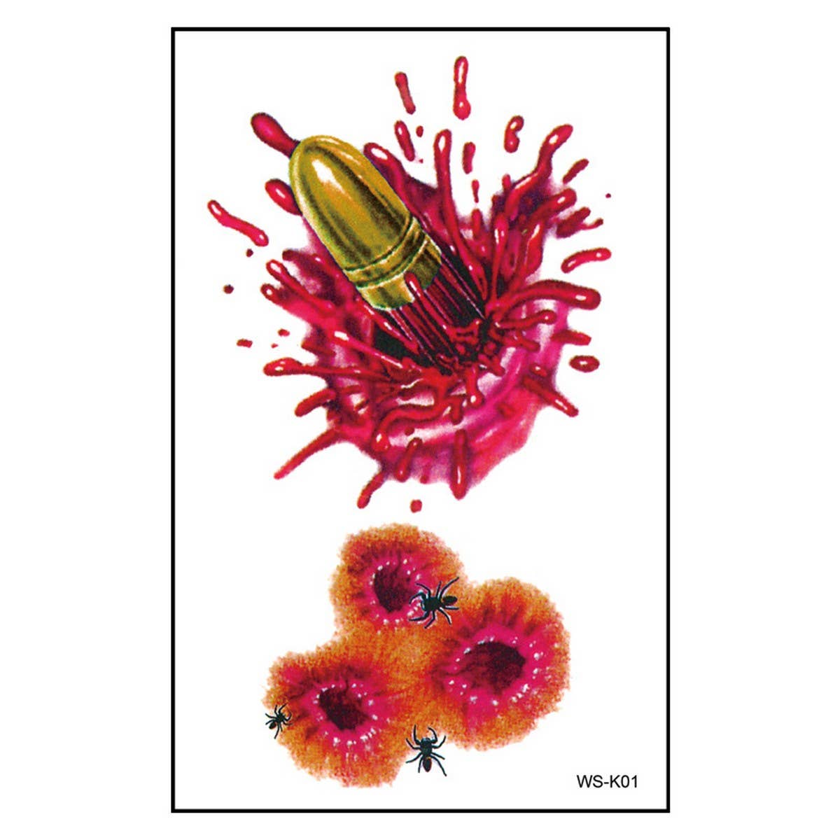 Halloween Scar Tattoos ? Bloody Wound Stickers