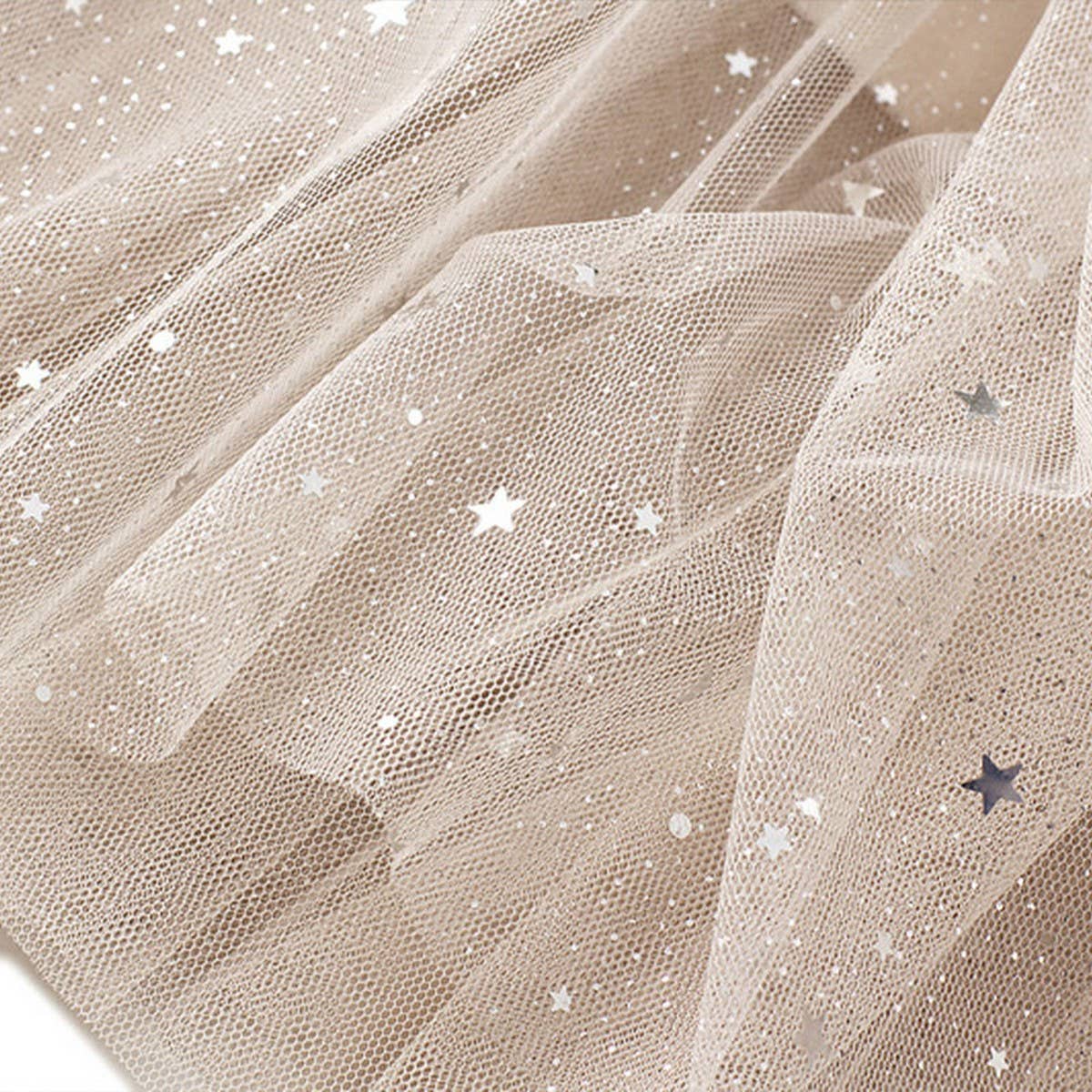 Ombre Starry Tulle Skirt with Sequin Elastic Waist_CWBMS0390