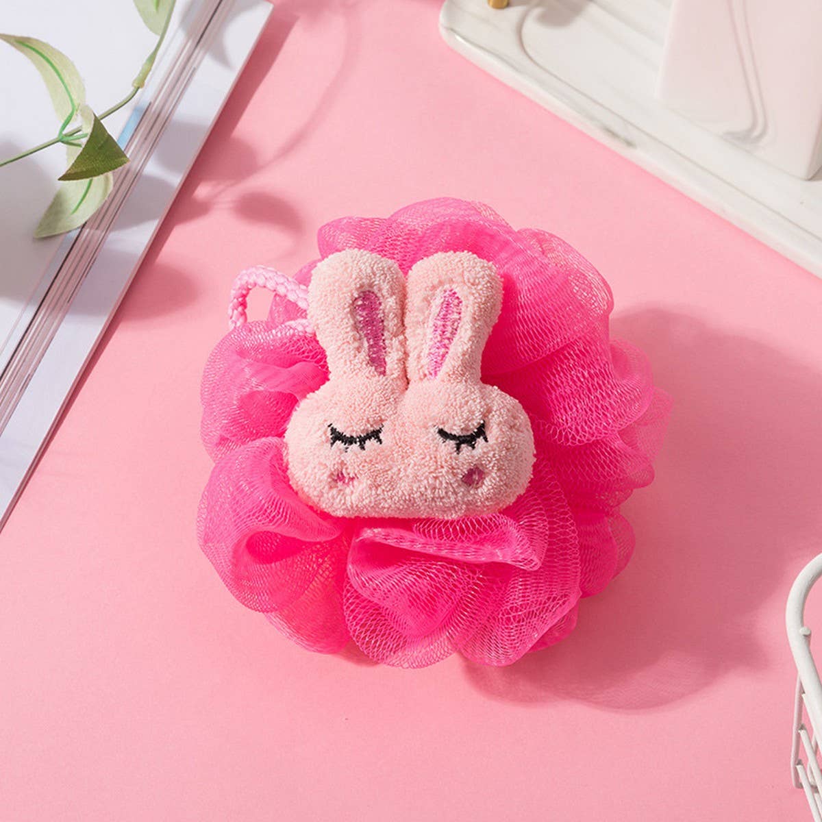 CWMM8750_CARTOON ANIMALS CUTE BATH BACK SCRUB BATH FLOWER