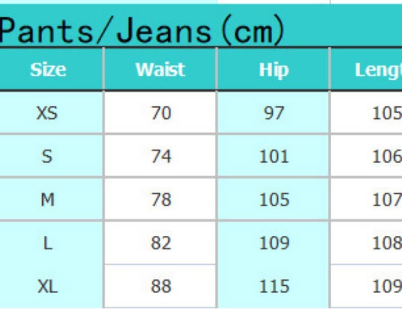 High Waist Loose Streetwear Denim Pants