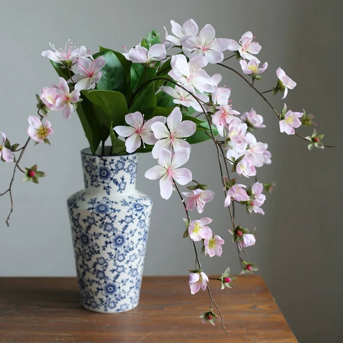 Single Stem Jasmine & Begonia Artificial Flower_CWMM6516