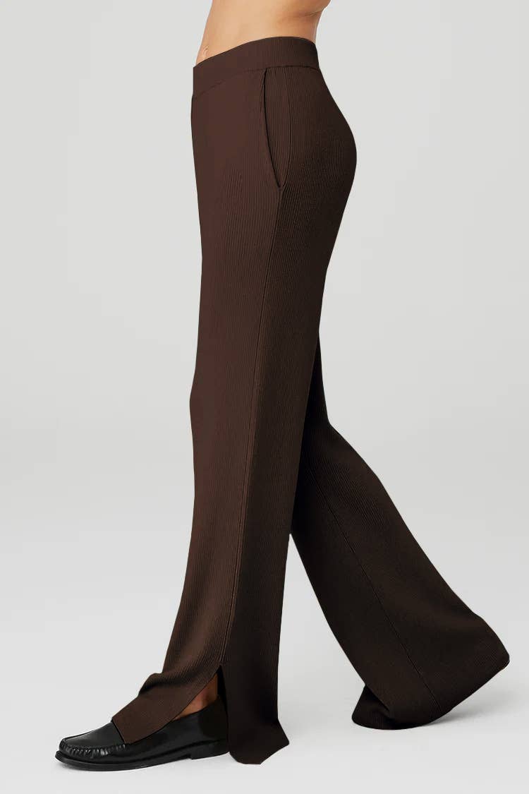 SOLID COLOR LONG LOOSE YOGA PANTS