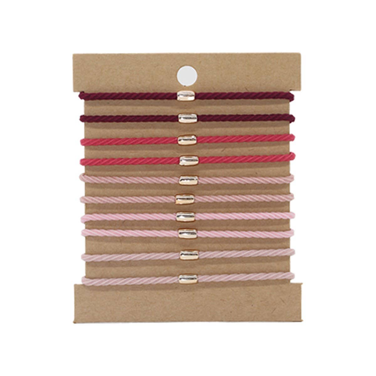 10-PIECE GRADIENT COLOR PALETTE HAIR SCRUNCHIES_CWAHA2717