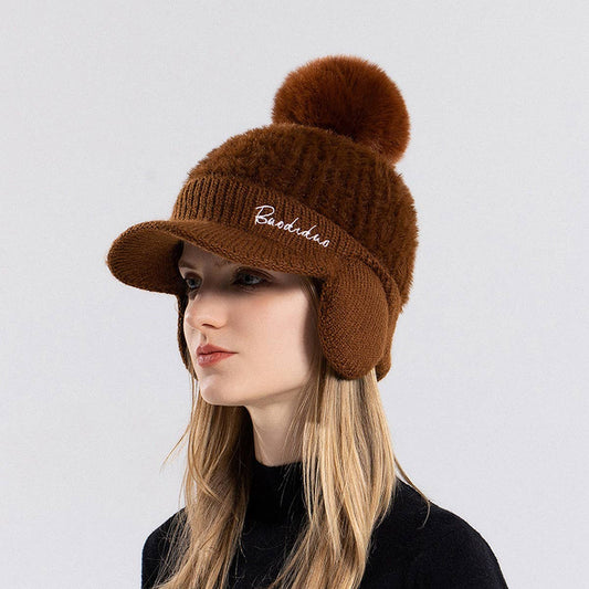 WINTER WARM EAR PROTECTION DUCKBILL BASEBALL CAP