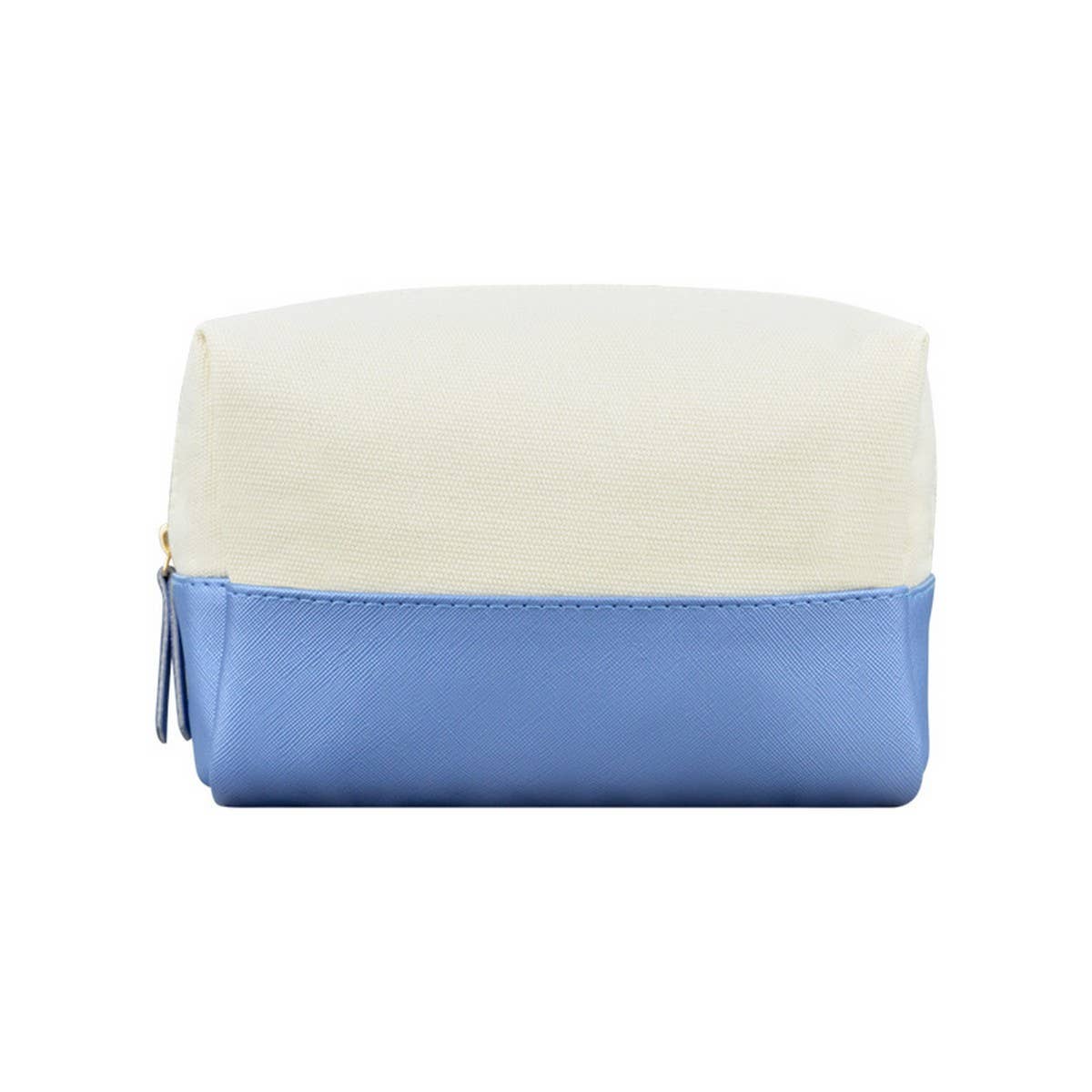 CONTRAST STITCHING CANVAS WASHING COSMETIC BAG_CWAB1083