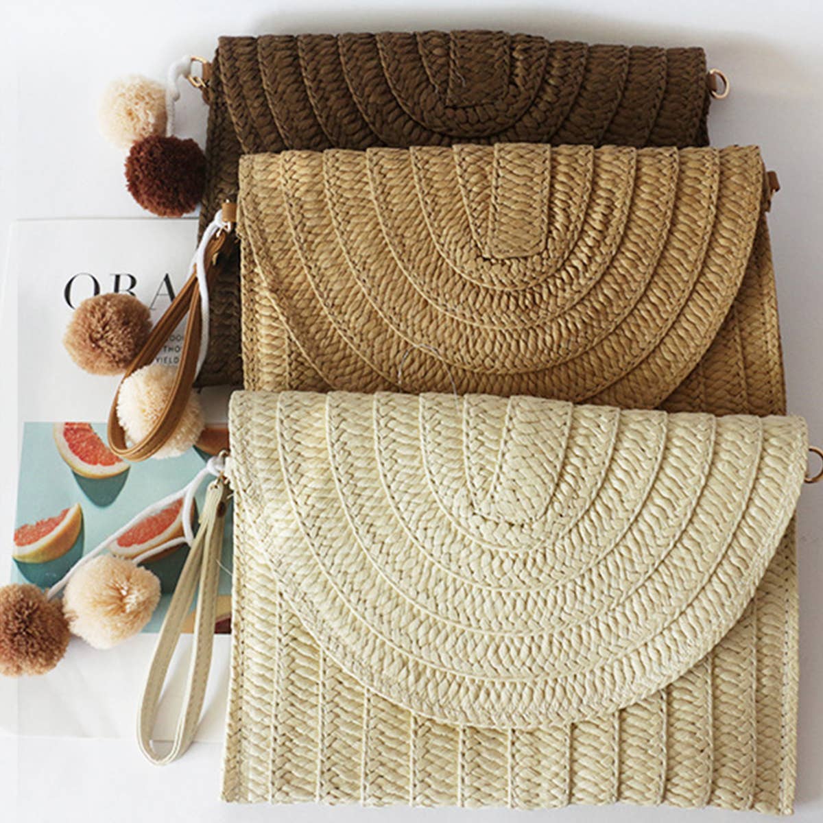 WOMEN  CASUAL SAND CLUTCHE CROSSBODY BAG_CWAB0811