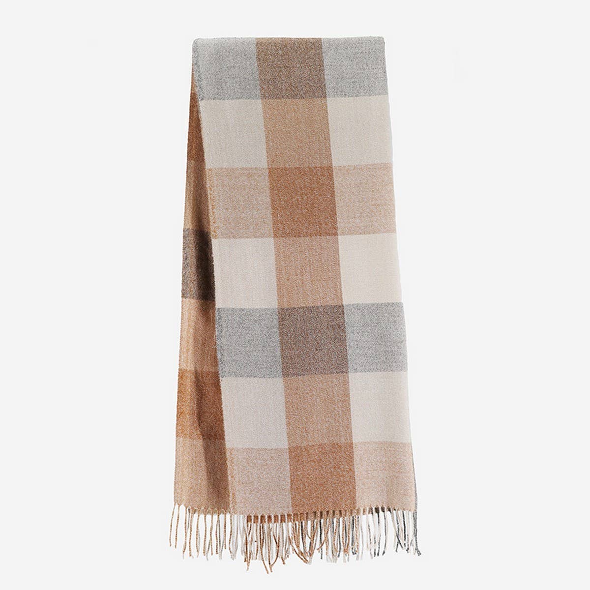 Plaid Scarf - Unisex Thick Warm Winter Shawl_CWASC1096