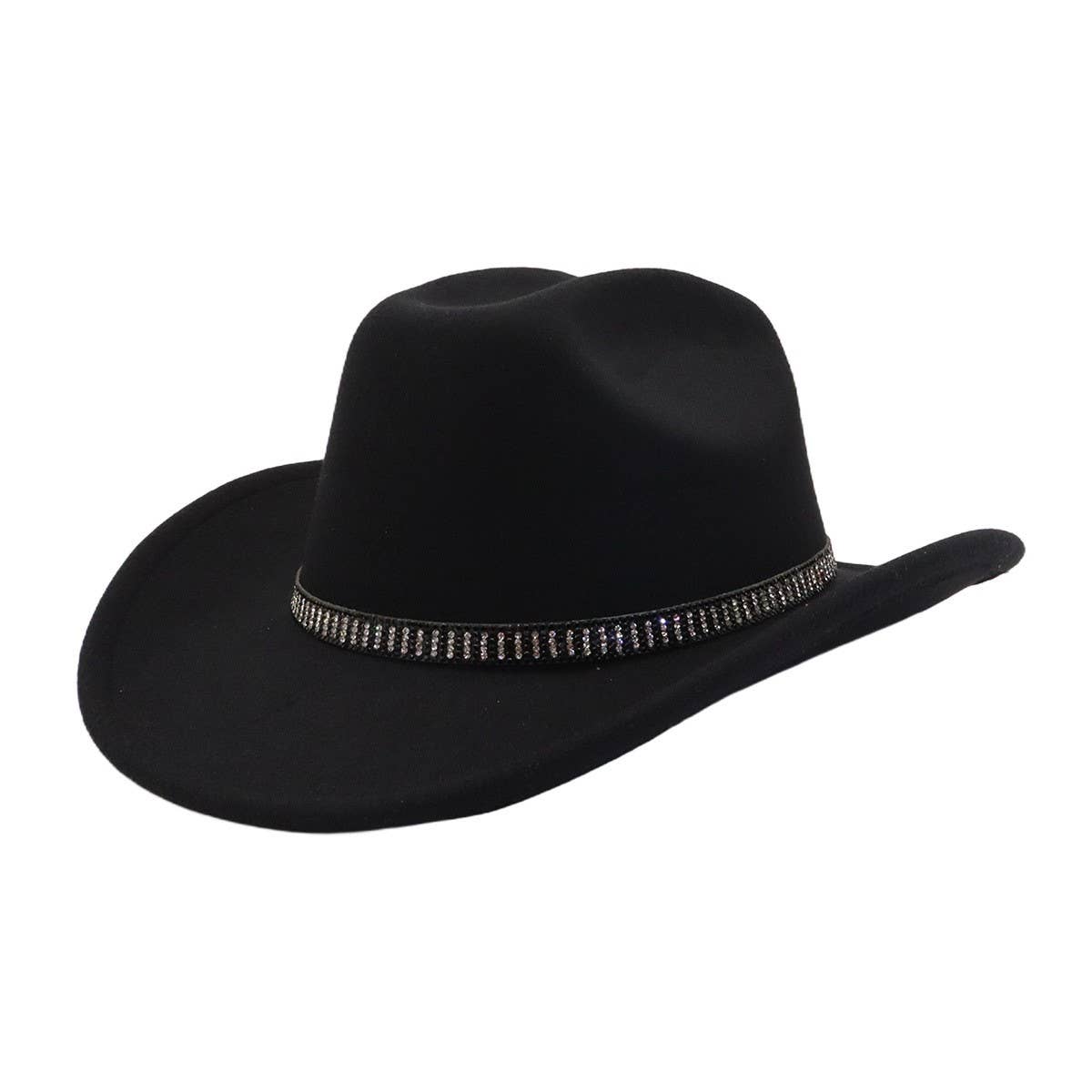 Western Cowboy Fedora Hat for Couples_CWAH04412