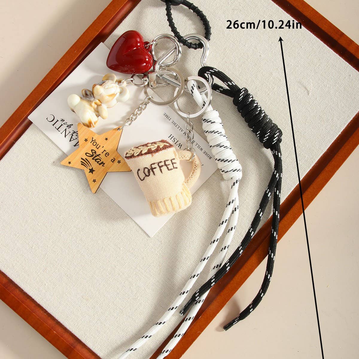 Cute Bear Camera & Coffee Charm ? Bag Pendant