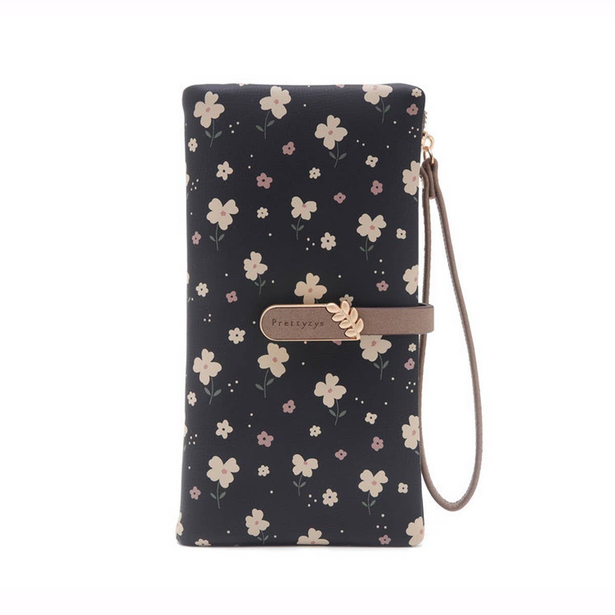 LADIES LONG SMALL FRESH PRINTED BUCKLE WALLET_CWAB2321